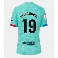 Camisa de time de futebol Barcelona Vitor Roque #19 Replicas 3º Equipamento Feminina 2023-24 Manga Curta
